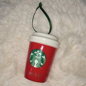 2016 Ceramic Starbucks Ornament